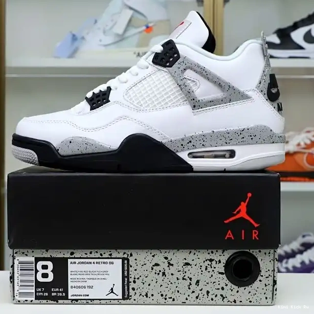Air 4 Jordan Cement White Retro Kimikick 0817